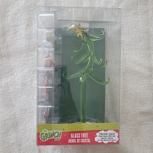 The Grinch Glass Tree Holiday Ornament - Green